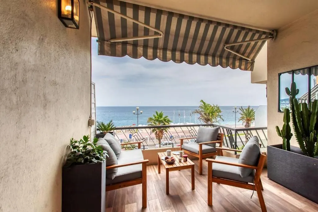 Apartament L39 Suite Promenade Des Anglais, Vue Mer/Terrasse&Wifi Nicea